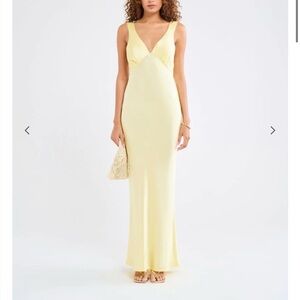Rumored Sunset Strip Yellow Maxi Dress